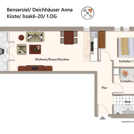 Apartamento Deichhäuser Anna Küste Deichhäuser Anna Küste 6-20